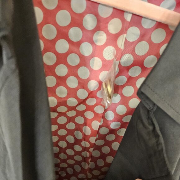 ISAAC MIZRAHI LIVE WOMEN'S BLACK TRENCH COAT XL NWT - Picture 9 of 16